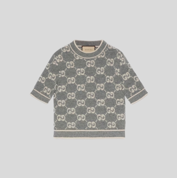 구찌 GG 울 자카드 반팔(2color)