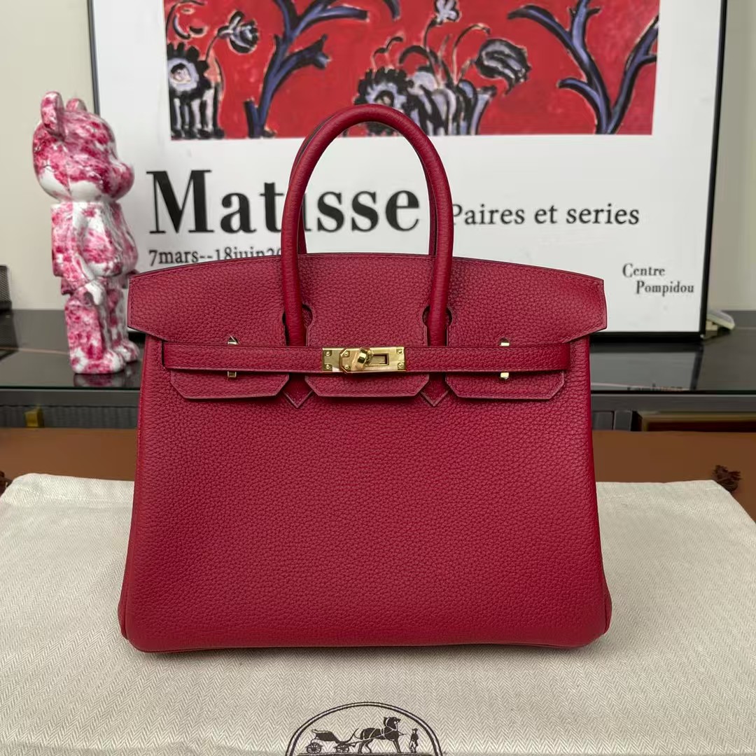 에르메스 벌킨 25 루즈그라나