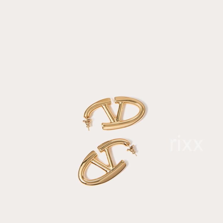 발렌티노 볼드 에디션 브이로고 메탈 이어링