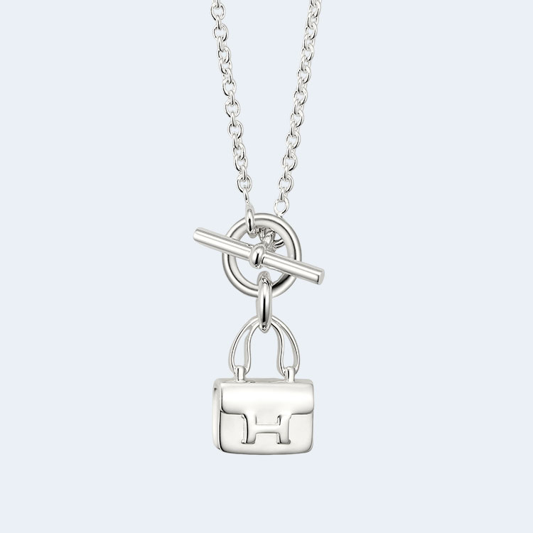 에르메스 아뮬렛 콘스탠스 실버 팬던트
