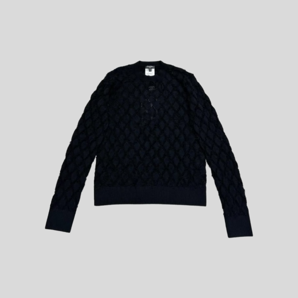 샤넬 다이아몬드 패턴 스웨터(2color)