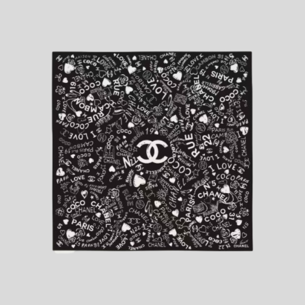 샤넬 그래피티 스카프