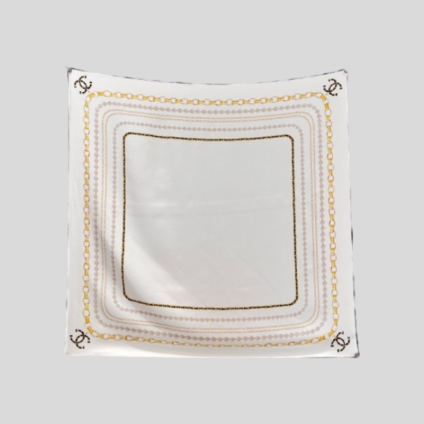 샤넬 펄 체인 스퀘어 스카프