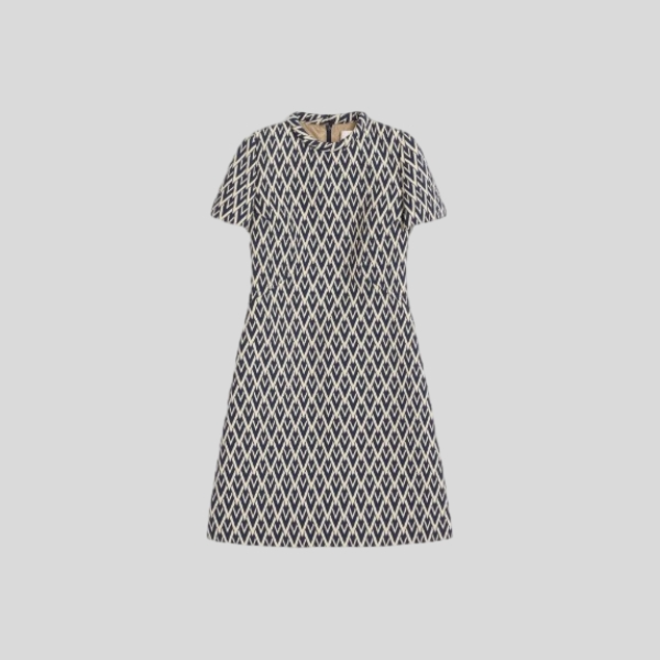 발렌티노 투트 라 브이 자카드 미니 드레스