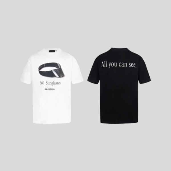 발렌시아가 반팔 티셔츠