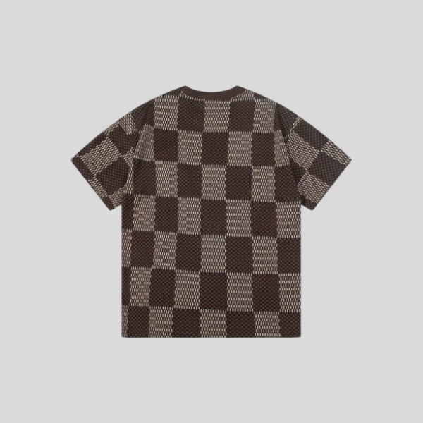루이비통 체커보드 반팔티셔츠