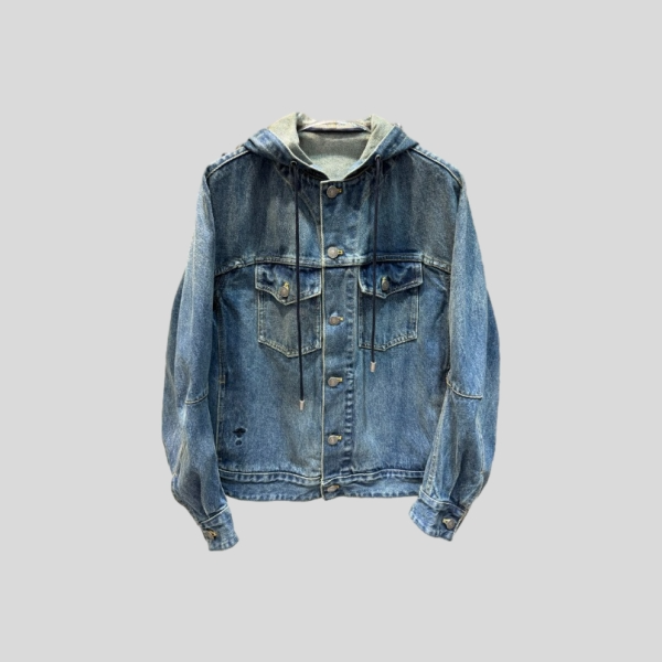 디올  레트로 디스트레스 워시드 데님 재킷