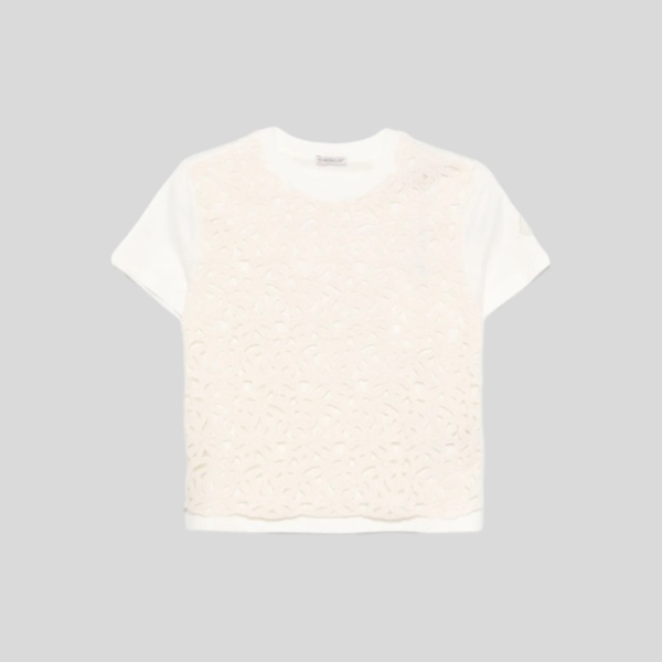 몽클레어 마크라메 티셔츠