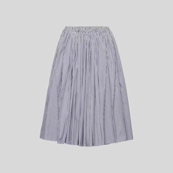 프라다 스트라이프 포플린 스커트
