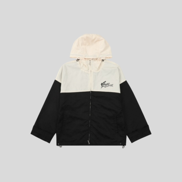 구찌 프린트 로고 후드 자켓