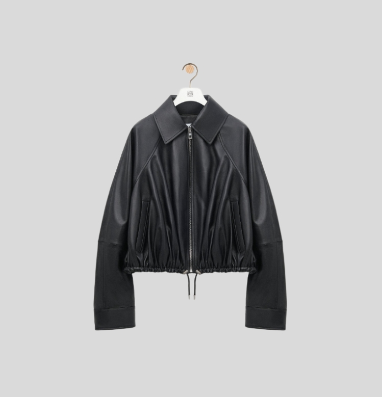 로에베 벌룬 가죽 자켓