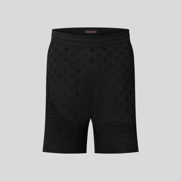 루이비통 블랙 자카드 반바지