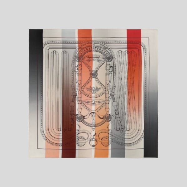 에르메스 양면 실크 스카프