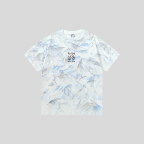 로에베 자수 반팔 티셔츠