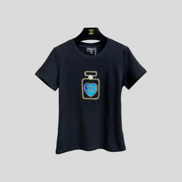 샤넬 향수병 반팔 티셔츠