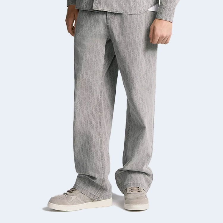 디올 오블리크 카펜터 진 그레이