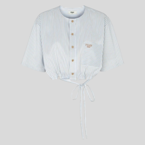 펜디 스트라이프 반팔 셔츠 팬츠 세트