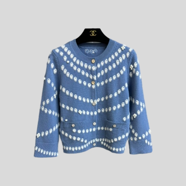 샤넬 캐시미어 니트 가디건