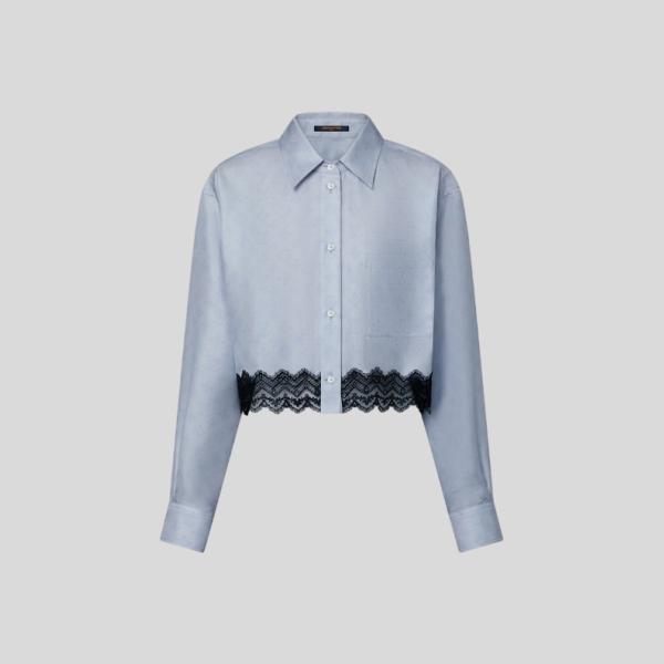 루이비통 마히나 레이스 트림 셔츠