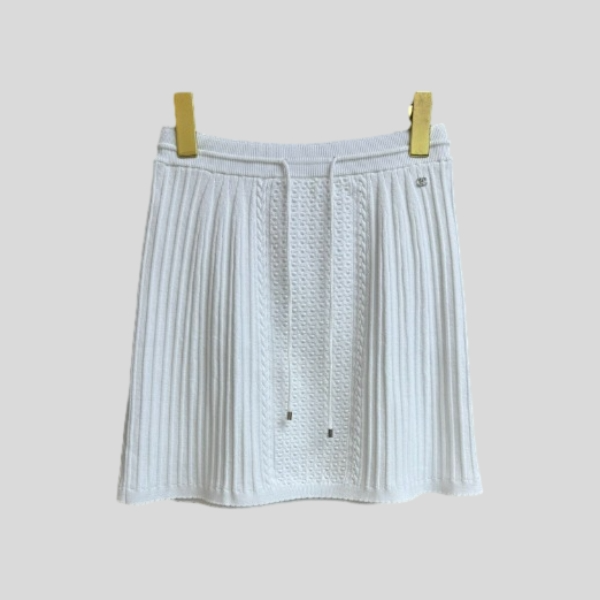 샤넬 니트 스커트(2color)