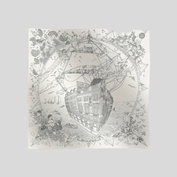 에르메스 플래그십 스케치 화이트