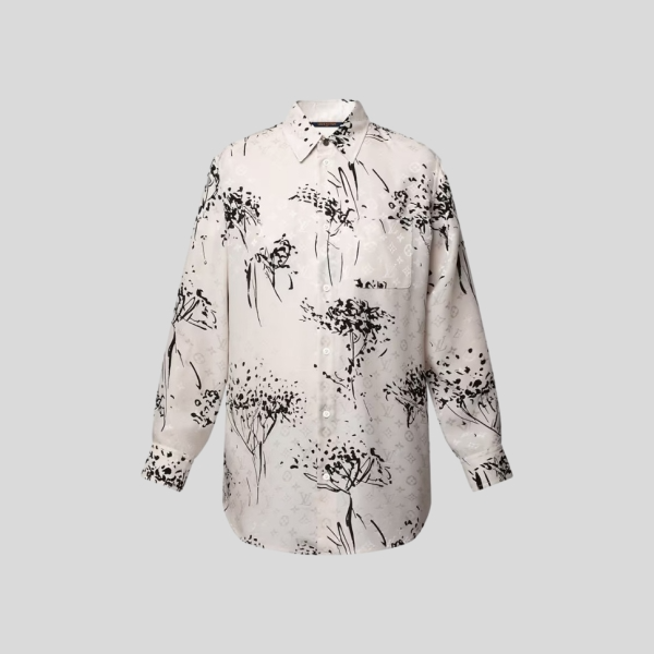 루이비통 나무 실크 셔츠