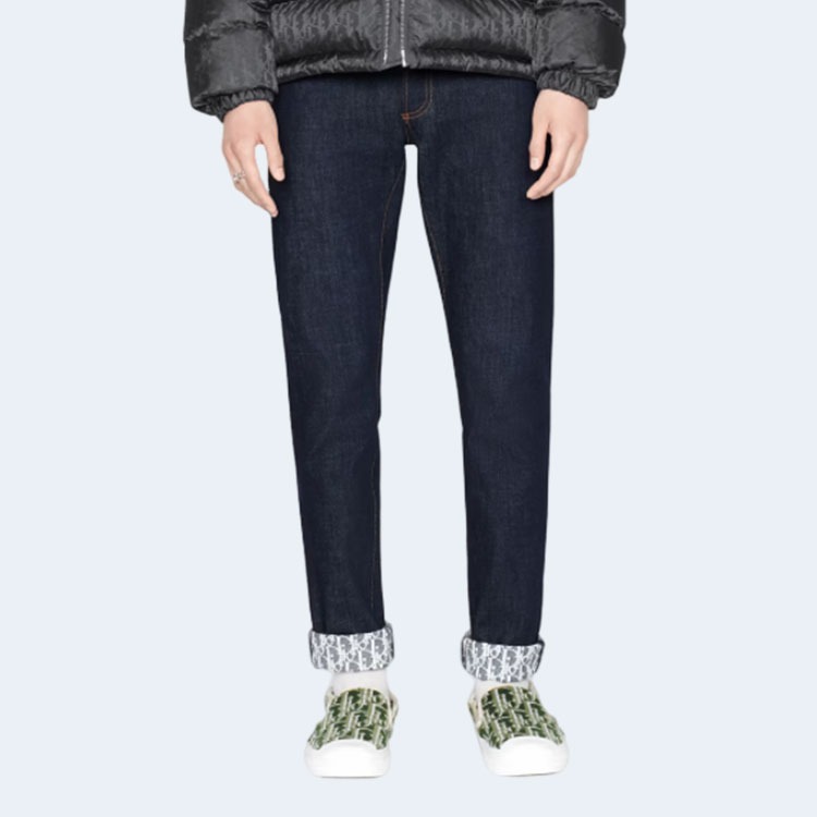 디올 오블리크 슬림핏 진