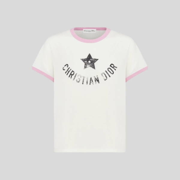 디올 Dioriviera 티셔츠 핑크