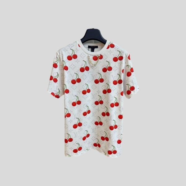 루이비통 체리 반팔 티셔츠(2color)