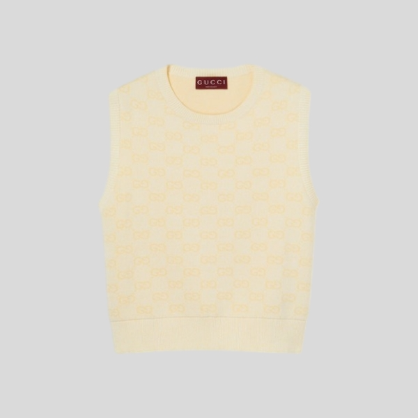 구찌 슬리브리스 니트