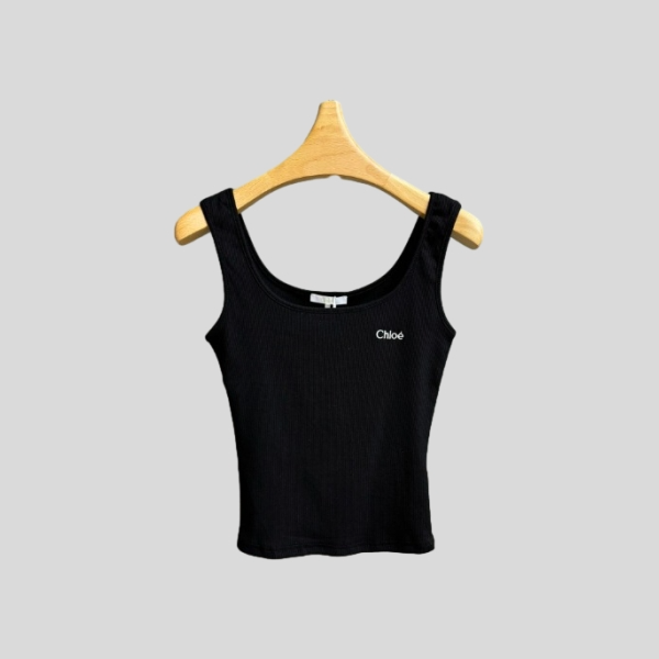 끌로에 저지 로고 탱크 탑