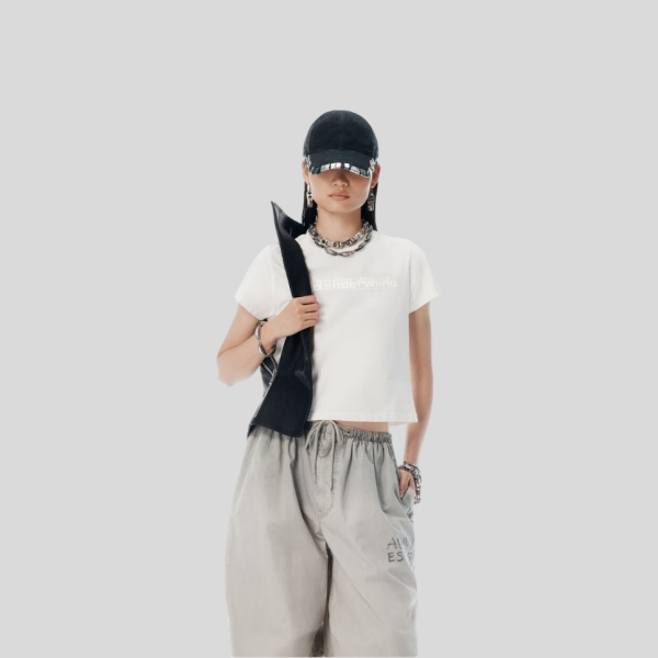 알렉산더왕 로고 티셔츠(2color)