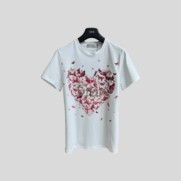 디올 버터플라이 러브 티셔츠