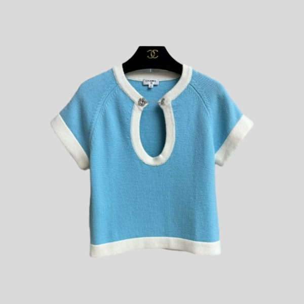 샤넬 니트 반팔