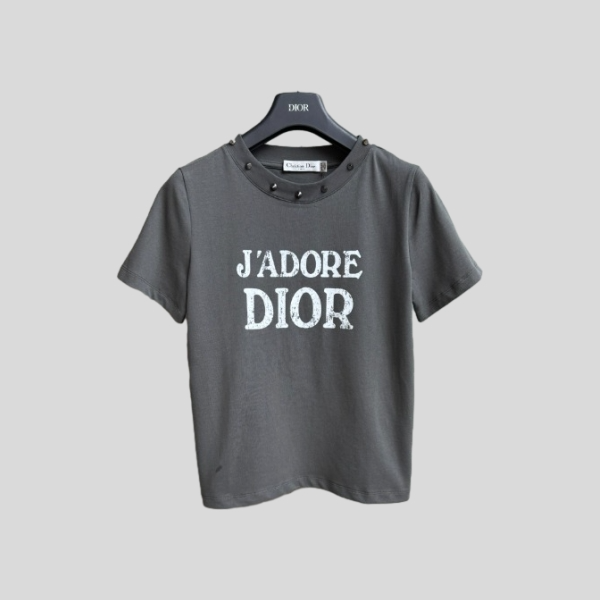 디올 레터 반팔 티셔츠