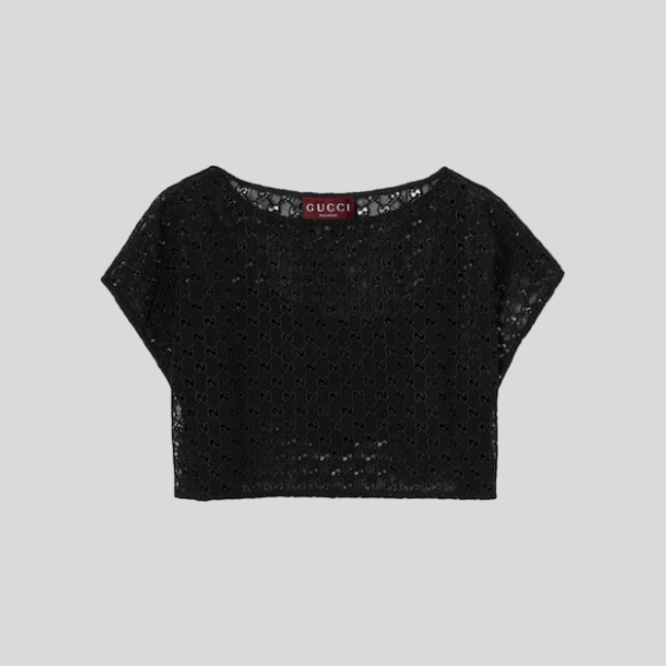 구찌 할로우 레이스 슈트