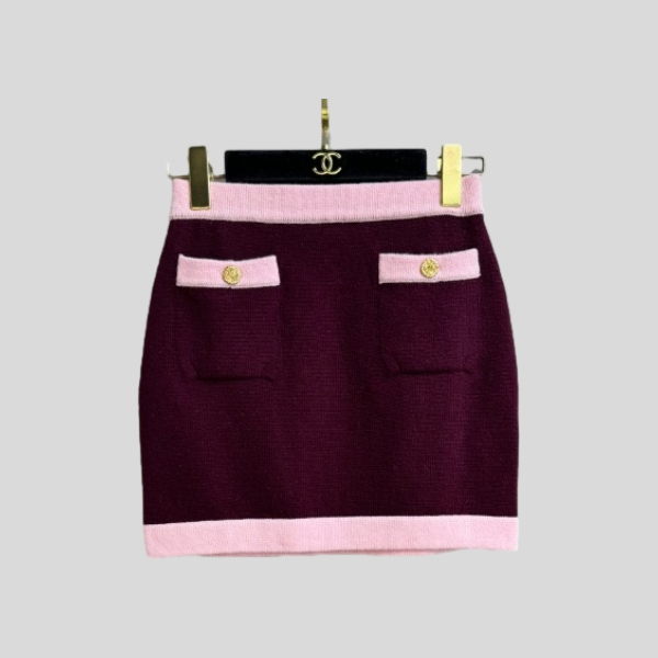 샤넬 니트 스커트