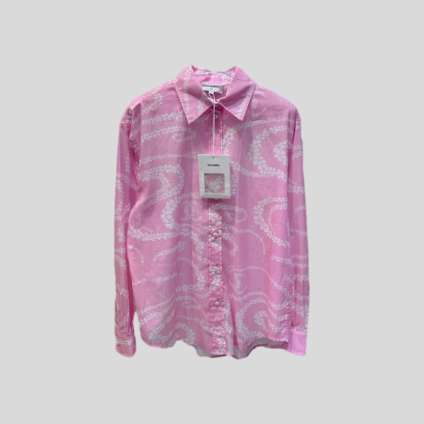 샤넬 코코비치 핑크 셔츠