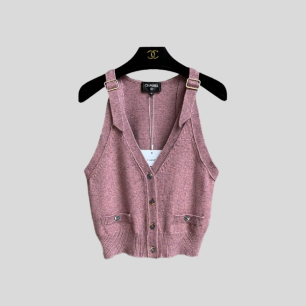 샤넬 숄더 스트랩 탑