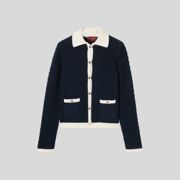 구찌 크로셰 가디건