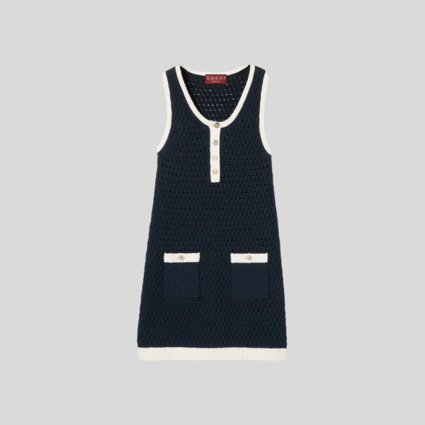 구찌 크로셰 드레스