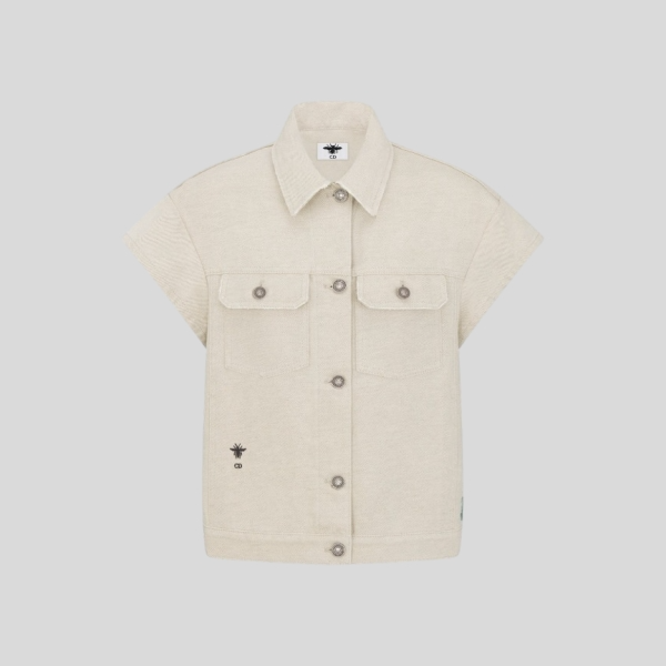 디올 캡 슬리브 자켓