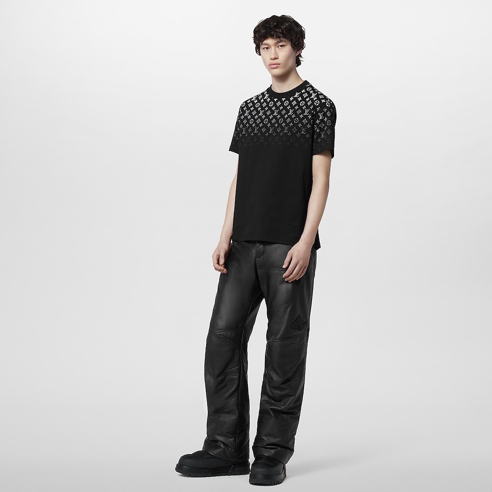 루이비통 그라데이션 코튼 티셔츠