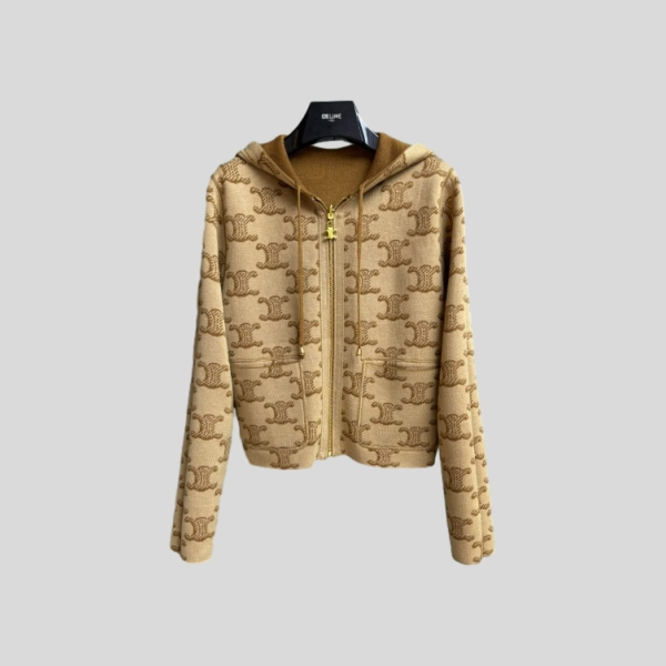 셀린느 양면 후드 집업