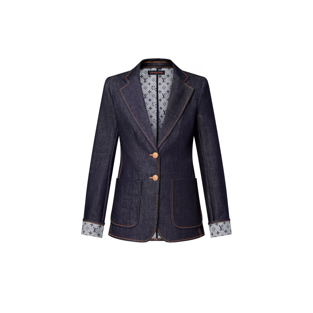 루이비통 데님 자켓