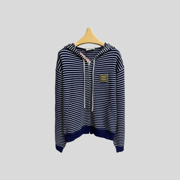 미우미우 후드 가디건