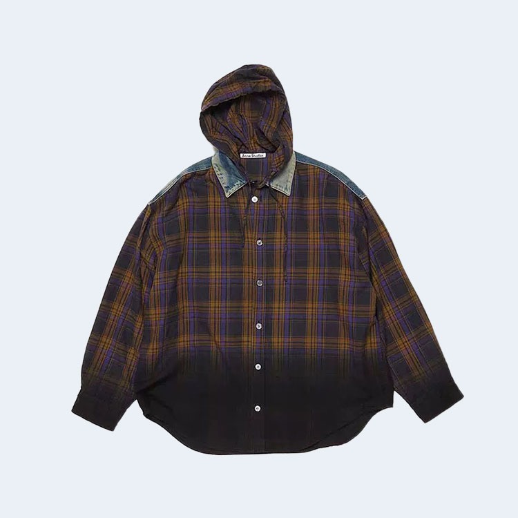 아크네 스튜디오 사피아 워시드 플란넬 셔츠