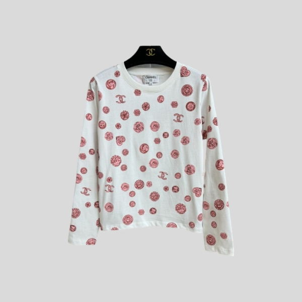 샤넬 프린트 티셔츠