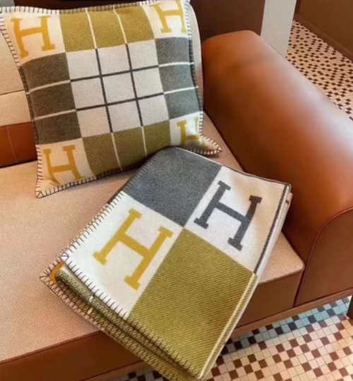 에르메스 아발론 클래식 블랭킷&필로우