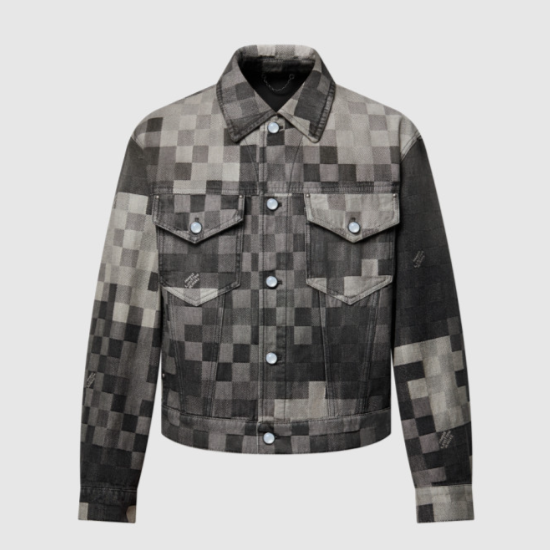 루이비통 다모플라주 클래식 데님 자켓